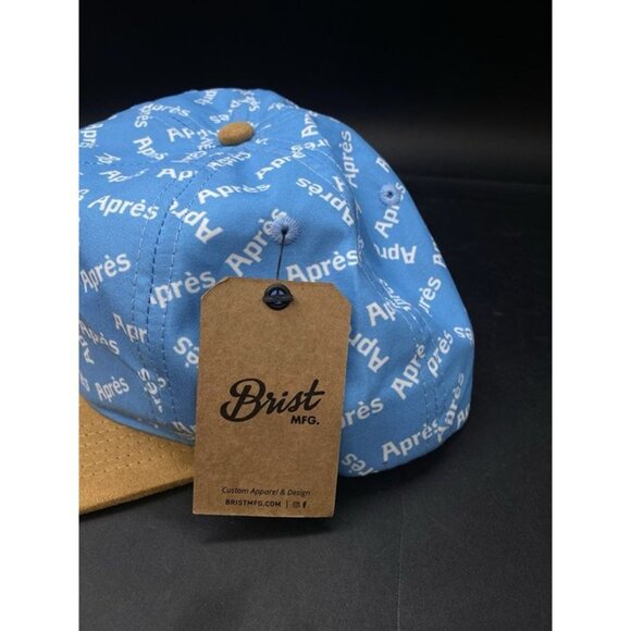 Apres Brist Truly Hard Seltzer Blue & Suede Brim Snapback Hat Cap NWT New - Picture 2 of 11